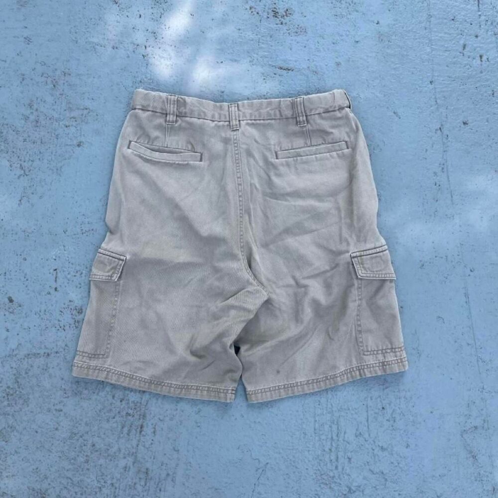 Haggar Men's Tan and Cream Shorts